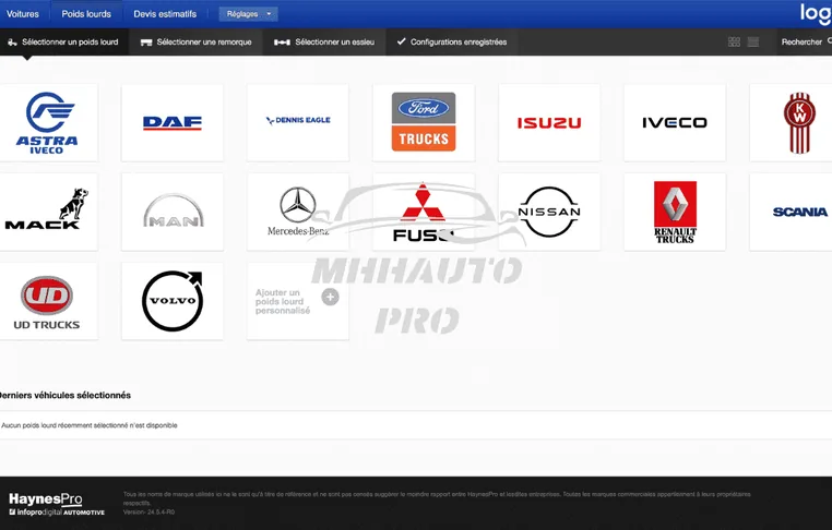 Abbonamento HaynesPro WorkshopData Auto e Camion per dati di riparazione in officina