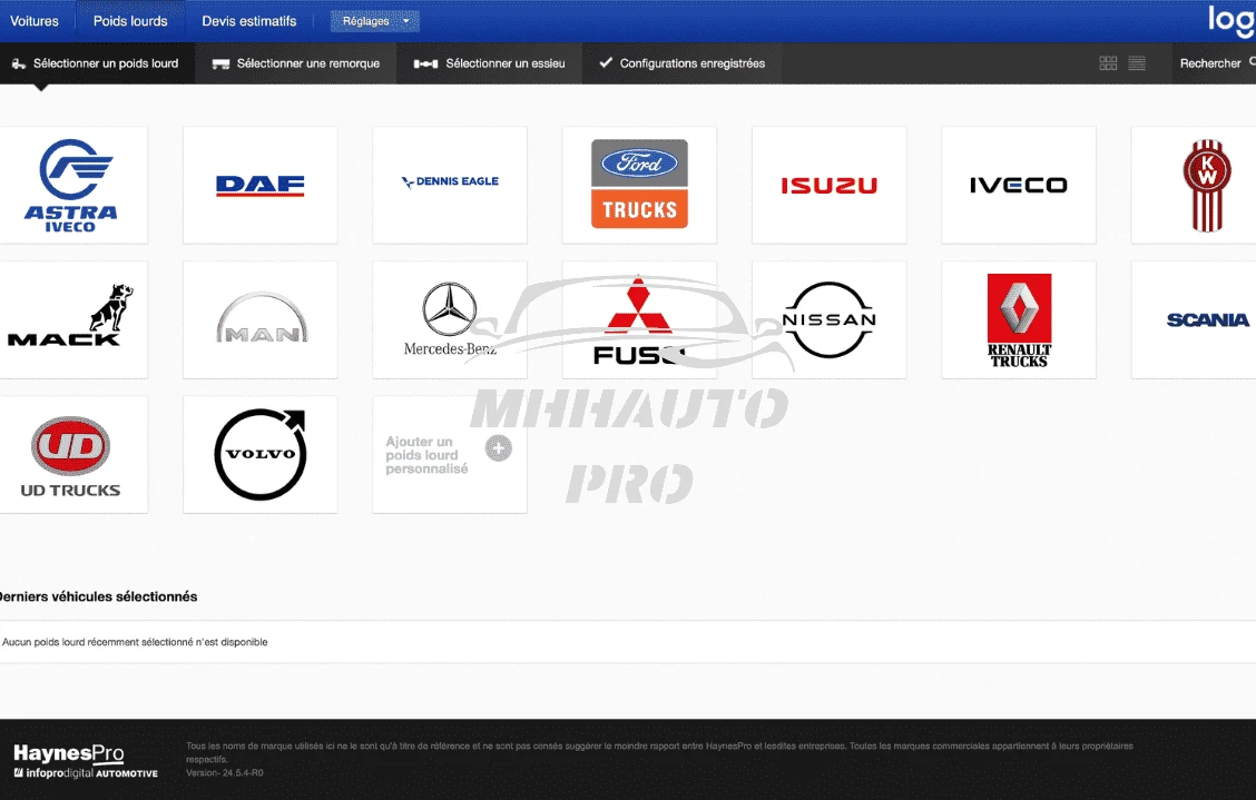HaynesPro WorkshopData Otomobiller ve Kamyonlar Aboneliği
