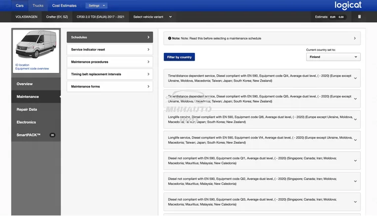 WorkShopData Cars screenshot 3