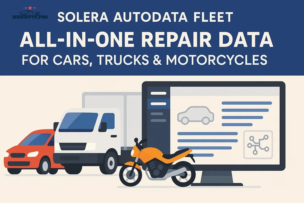 Solera Autodata flotta: Dati di Riparazione All-in-One per Auto, Camion e moto