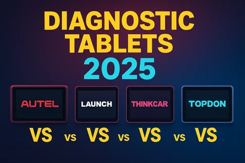 2025 Diagnostic Tablet Buyer’s Guide: Autel vs Launch vs Thinkcar vs TOPDON