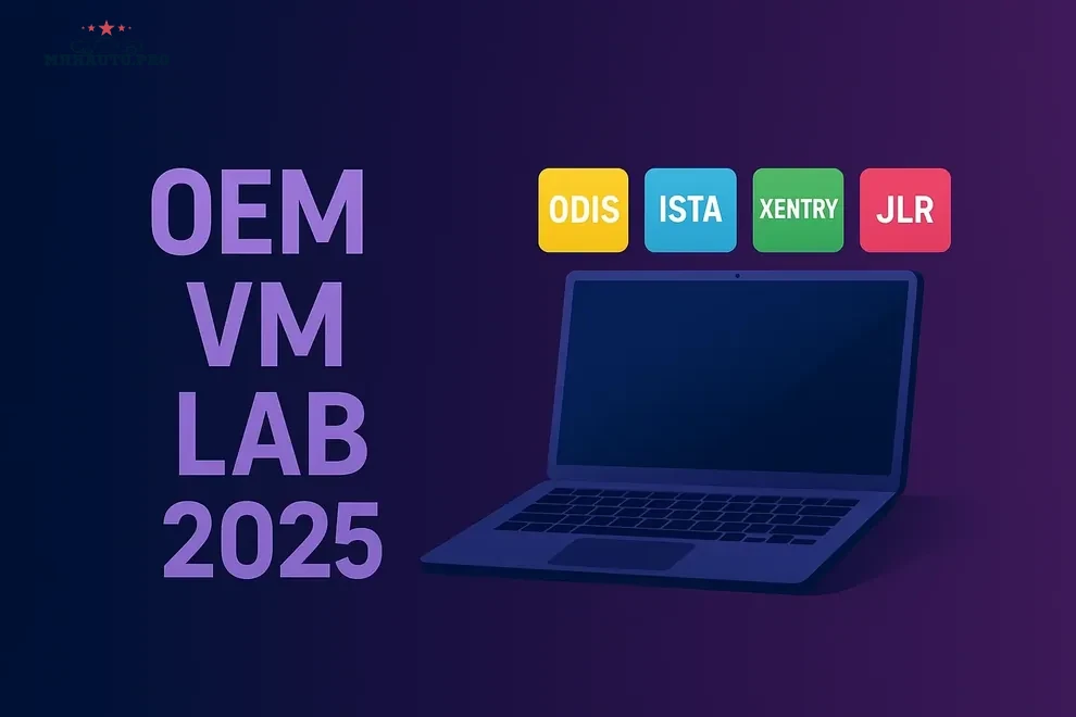 Crie um laboratório local de diagnóstico OEM com VMs (ODIS, ISTA, Xentry, JLR) em 2025