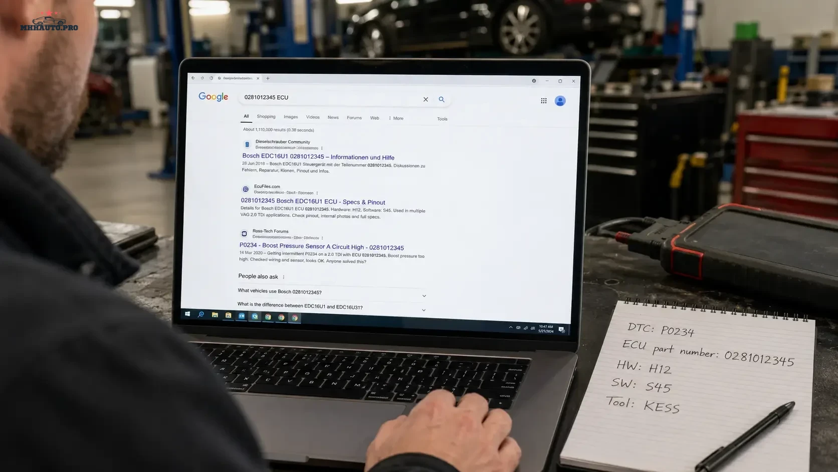 Automotive Forum Search Workflow: Find the Right Thread by DTC, ECU and Tool