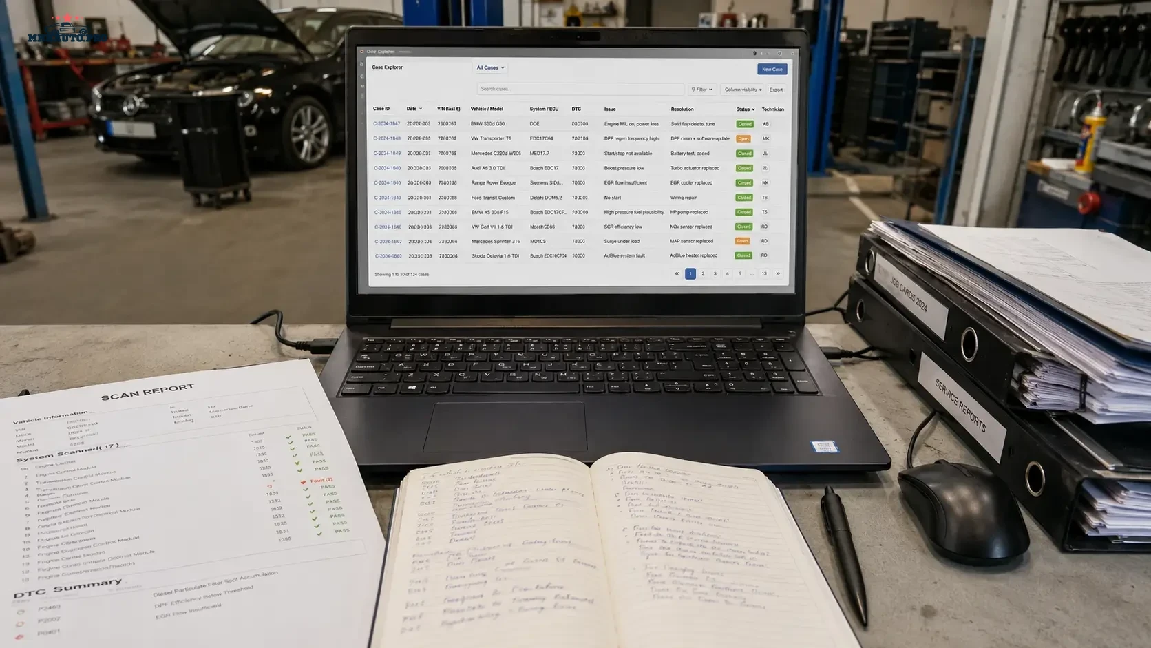 Workshop Diagnostic Case Library: Turn Forum Research into Verified Notes